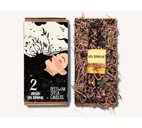 Une paire de grandes bougies en cire d'abeille habillées d'herbes et de fleurs magiques - 2 pièces - Roulées à la main (retrait hexagonal)