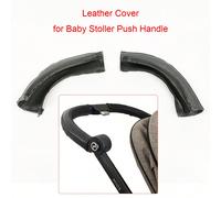 Une paire de poignées de poussette pour bébé en PU pour Cybex Priam Mios Eezy Melio Beezy Vista Cruz Minu Bugaboo Butterfly Valco Baby Snap 4 Chicco Best Friend Dubatti One Silver Cross Wave Mamas Pap