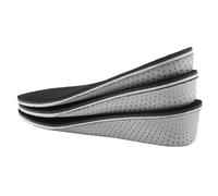 Une paire de semelles intérieures en mousse à mémoire de forme pour homme - Augmente la hauteur - Respirantes et absorbantes - Pour pieds - 3 cm