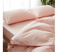 Une Paire de taies d'oreiller pour Femme au Foyer en Pur Coton - taies d'oreiller lavables en Machine faciles à entretenir-60 cm x 90 cm_Premier Fan d'amour