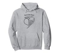 Une Partie de Mon cœur est avec Mon Ange au Paradis Sweat à Capuche