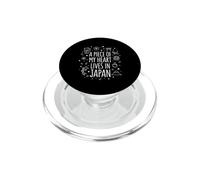 Une Partie de Mon cœur VIT au Japon | Lover Travel PopSockets PopGrip pour MagSafe