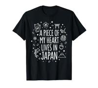 Une Partie de Mon cœur VIT au Japon | Lover Travel T-Shirt