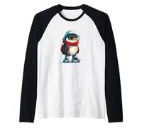 Une Patineuse de Pingouins apporte Une Tenue Joy on Wheels Manche Raglan