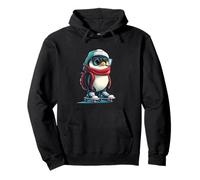 Une Patineuse de Pingouins apporte Une Tenue Joy on Wheels Sweat à Capuche