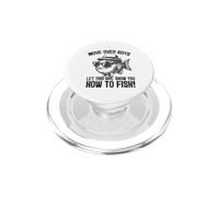 Une pêcheuse confiante Montre Comment pêcher PopSockets PopGrip pour MagSafe