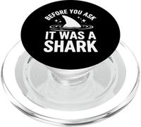 Une Personne amputée d'un Orteil Avant Que Vous ne demandiez Que c'était Un Requin PopSockets PopGrip pour MagSafe