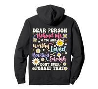 Une Personne chère et drôle derrière Moi, tu ES Assez Amoureuse de Peace Groovy Sweat à Capuche