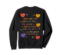 Une Personne chère, Une Source d'inspiration et de Bien-être, derrière Moi, l'humanité, l'amour Sweatshirt