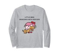 Une Petite Fille obsédée par Son Chien au Design Amusant Manche Longue