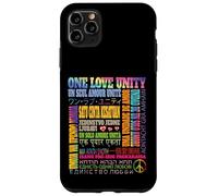 Une Phrase d'unité d'amour dans différentes Langues dans Le Monde Entier - Heal Coque pour iPhone 11 Pro Max