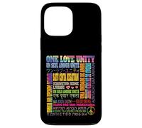 Une Phrase d'unité d'amour dans différentes Langues dans Le Monde Entier - Heal Coque pour iPhone 13 Pro Max