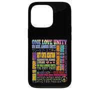 Une Phrase d'unité d'amour dans différentes Langues dans Le Monde Entier - Heal Coque pour iPhone 13 Pro