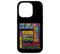 Une Phrase d'unité d'amour dans différentes Langues dans Le Monde Entier - Heal Coque pour iPhone 14 Pro
