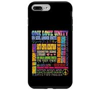 Une Phrase d'unité d'amour dans différentes Langues dans Le Monde Entier - Heal Coque pour iPhone 7 Plus/8 Plus