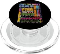 Une Phrase d'unité d'amour dans différentes Langues dans Le Monde Entier - Heal PopSockets PopGrip pour MagSafe
