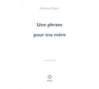 Une phrase pour ma mère: Lamento-bouffe