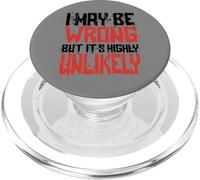 Une Phrase Sarcastique Peut être Fausse, mais Elle est très PopSockets PopGrip pour MagSafe