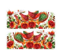 Une Pièce!!! Autocollant Pour Ongles, Couverture Complète, Paon, Opp, Emballage, Transferts D'eau, Décalcomanies, Nouvelle Collection