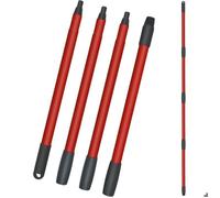 Une Pièce Manche de Rechange Compatible Avec Vileda Turbo Spin Mop Manche de Balai Barre Réglable en Quatre Parties