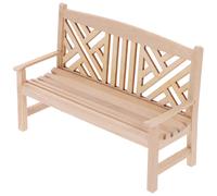 Une Pièce Mini Mobilier Scène En Bois Banc Chaise Double