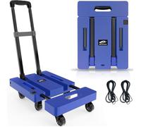 Une pièce pliable chariot léger, roues résistantes aux chocs et durables, adapté pour le voyage, le transport de marchandises