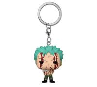 Une pièce Pop Porte-clés vinyle 4 cm Zoro Rien ne s'est passé Funko