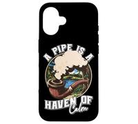 Une Pipe est Un Havre de Calme pour Les connaisseurs de Tabac Coque pour iPhone 16
