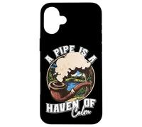 Une Pipe est Un Havre de Calme pour Les connaisseurs de Tabac Coque pour iPhone 16 Plus