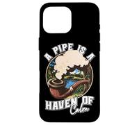 Une Pipe est Un Havre de Calme pour Les connaisseurs de Tabac Coque pour iPhone 16 Pro Max