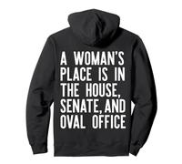 Une Place de Femme est dans la Maison Sénat et Bureau Ovale Meme Sweat à Capuche