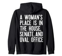 Une Place de Femme est dans la Maison Sénat et Bureau Ovale Meme Sweat à Capuche
