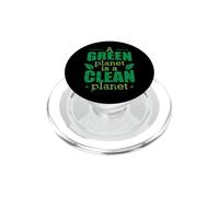 Une planète Verte est Une planète Propre Nature PopSockets PopGrip pour MagSafe