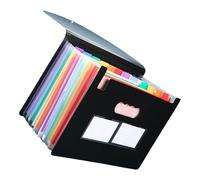Une pochette à 4 compartiments 13/25 poches pour dossiers de documents, accords, classeurs pour bureau scolaire