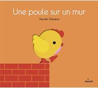 Une poule sur un mur