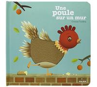 Une poule sur un mur