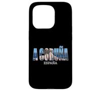 Une préfecture de Corogne Galice España a établi Un Design Vintage Coque pour iPhone 15 Pro