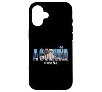 Une préfecture de Corogne Galice España a établi Un Design Vintage Coque pour iPhone 16