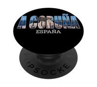 Une préfecture de Corogne Galice España a établi Un Design Vintage PopSockets PopGrip Adhésif