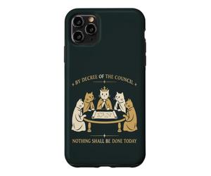 Une Procrastination Amusante du Cat Council pour Les Amoureux des Chats Coque pour iPhone 11 Pro Max