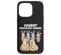 Une Programmation policière Amusante en Forme de Lapin de Pâques Prise en Main Coque pour iPhone 13 Pro