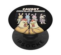 Une Programmation policière Amusante en Forme de Lapin de Pâques Prise en Main PopSockets PopGrip Adhésif