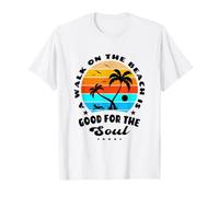 Une Promenade sur la Plage est Bonne pour l'âme Sun-Sational Summer T-Shirt