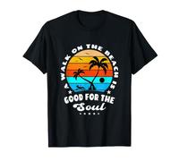 Une Promenade sur la Plage est Bonne pour l'âme Sun-Sational Summer T-Shirt