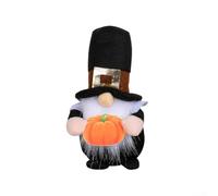 Une ravissante poupée nain en peluche parfaite pour vos décorations d'automne, ajoute du charme et de la chaleur pendant la saison des vacances (B)
