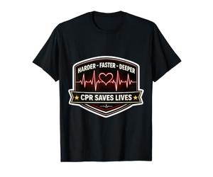 Une RCR Plus Dure et Plus Profonde Sauve des Vies T-Shirt Graphique avec Valeur