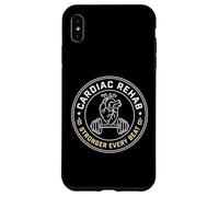 Une rééducation Cardiaque Plus Forte à Chaque Battement de récupération de la santé Cardiaque Coque pour iPhone XS Max