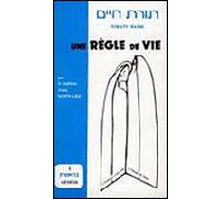 Une regle de vie t1 Tome 1 Genèse - RABBIN JEAN SHWARZ - Biblieurope - broché - Essai