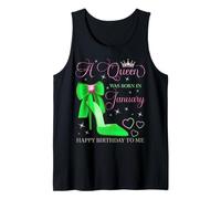 Une Reine est née en Janvier. Joyeux Anniversaire à Moi Débardeur