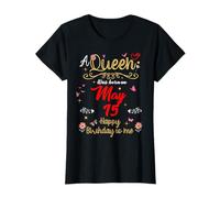 Une Reine est née Le 15 mai, 15e Anniversaire T-Shirt